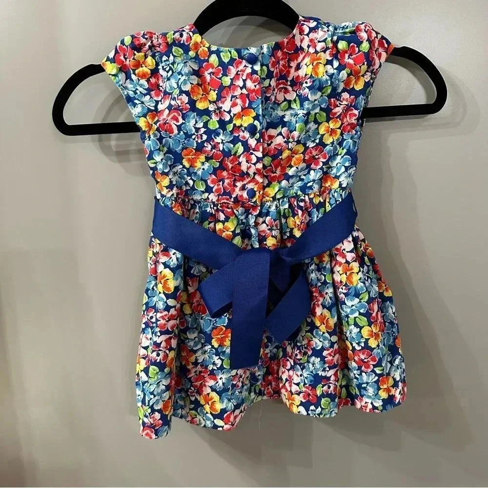 Ralph Lauren Dress Colorful Floral Dress 24mo